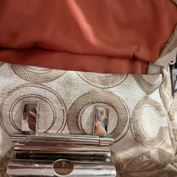 Coach Kristin Op art Sequin Stachel Shoulder Bag - Picture 16 of 16